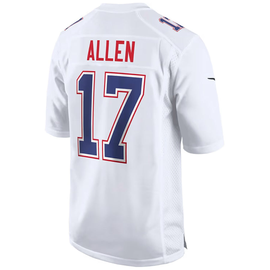 Johmsee B.Bills #17 Josh Allen Player White Tundra Stitched Jerseys