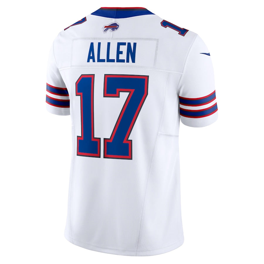 Johmsee B.Bills #17 Josh Allen Player White Vapor F.U.S.E. Limited Stitched Jerseys
