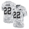 Johmsee B.Bills #22 Ray Davis Player Arctic Camo Salute to Service Limited Stitched Jerseys