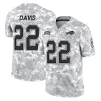 Johmsee B.Bills #22 Ray Davis Player Arctic Camo Salute to Service Limited Stitched Jerseys