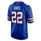 Johmsee B.Bills #22 Ray Davis Player Royal Home Game Stitched Jerseys