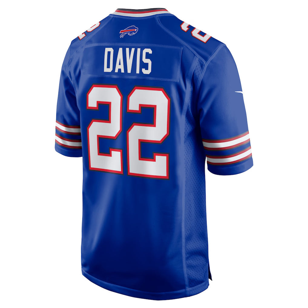 Johmsee B.Bills #22 Ray Davis Player Royal Home Game Stitched Jerseys