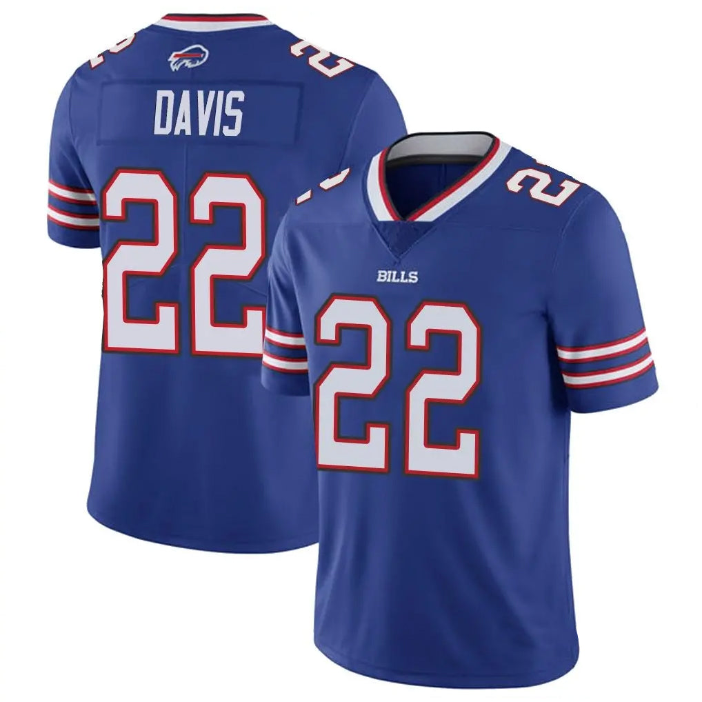 Johmsee B.Bills #22 Ray Davis Player Royal Vapor Limited Stitched Jerseys
