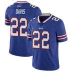 Johmsee B.Bills #22 Ray Davis Player Royal Vapor Limited Stitched Jerseys