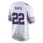 Johmsee B.Bills #22 Ray Davis Player White Alternate Limited Home Game Stitched Jerseys