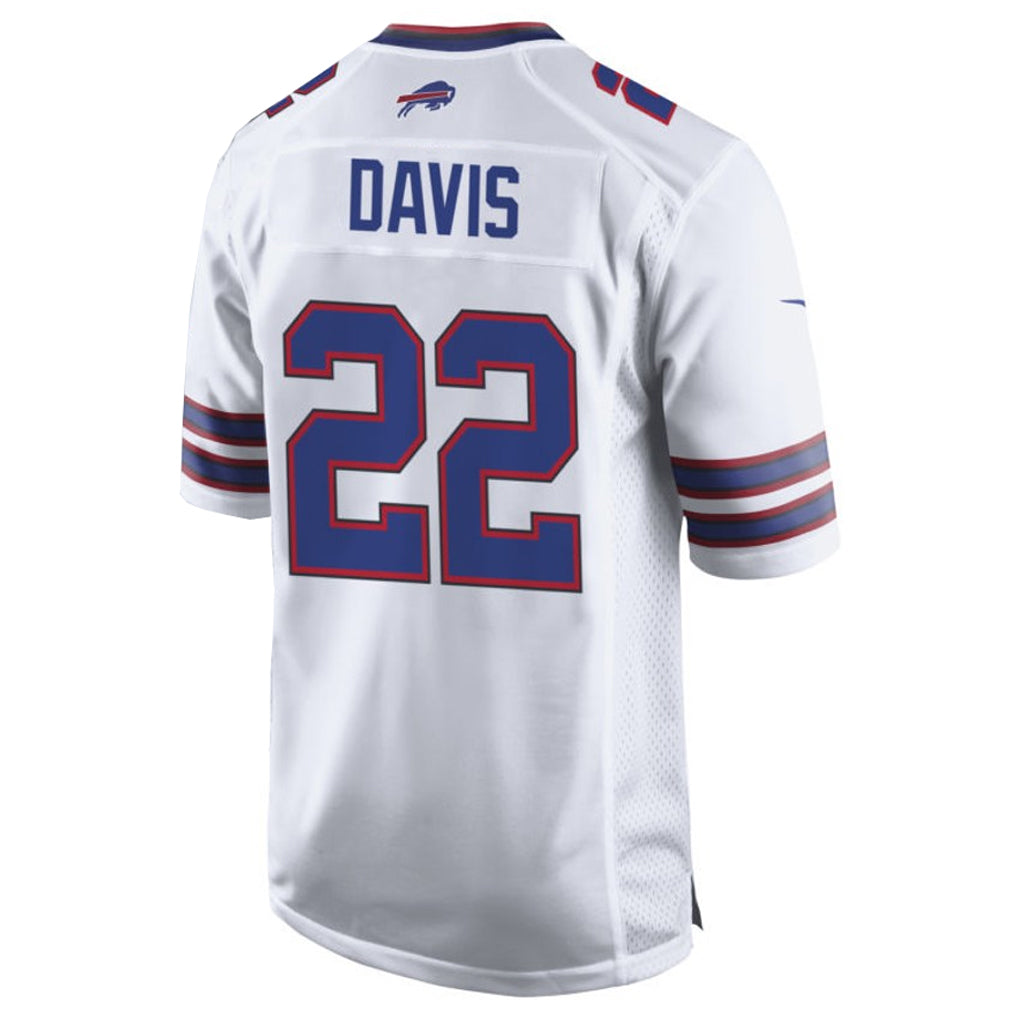 Johmsee B.Bills #22 Ray Davis Player White Home Game Stitched Jerseys