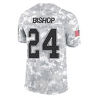 Johmsee B.Bills #24 Cole Bishop Player Arctic Camo Salute to Service Limited Stitched Jerseys