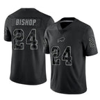 Johmsee B.Bills #24 Cole Bishop Player Black RFLCTV Limited Stitched Jerseys