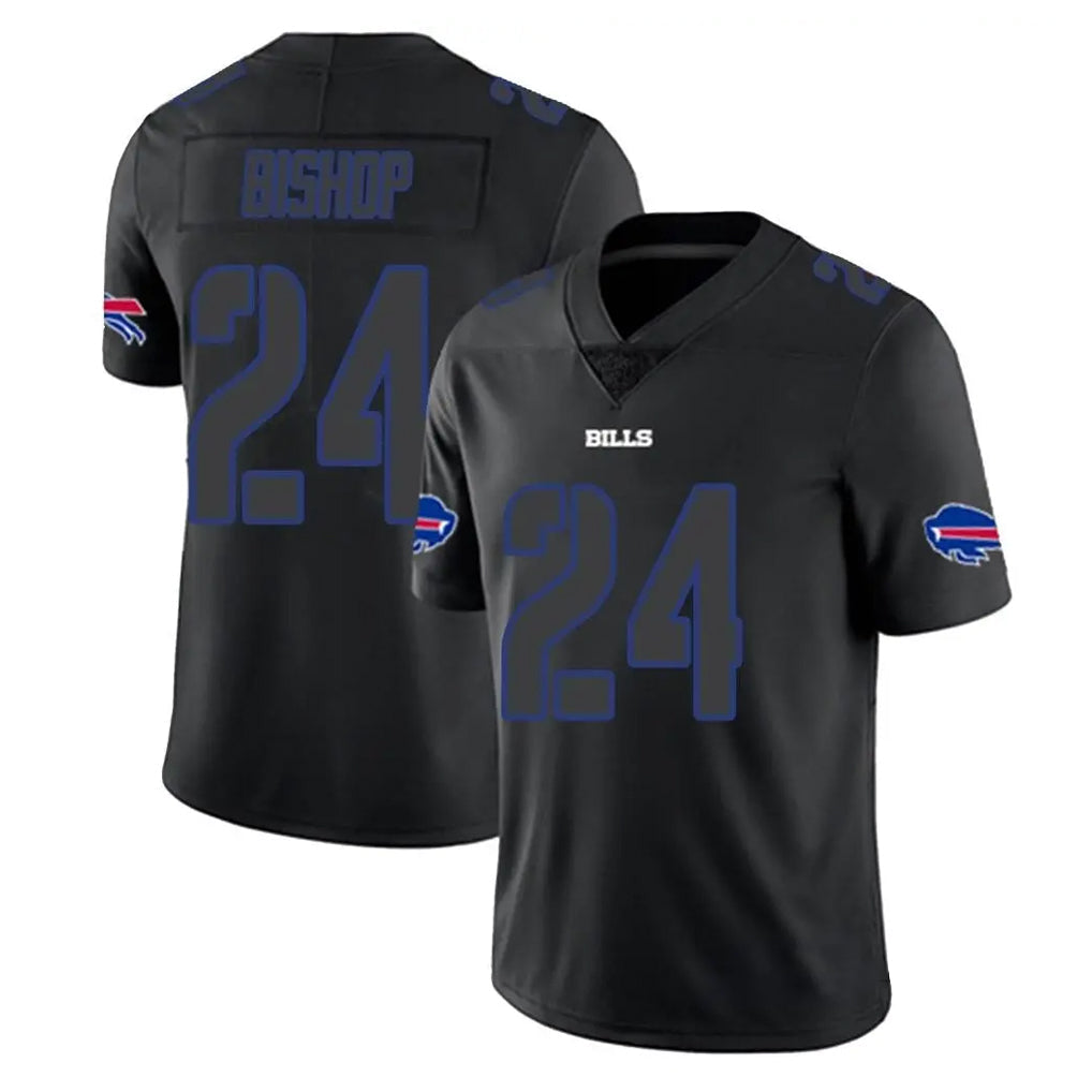 Johmsee B.Bills #24 Cole Bishop Player Limited Black Impact Game Stitched Jerseys