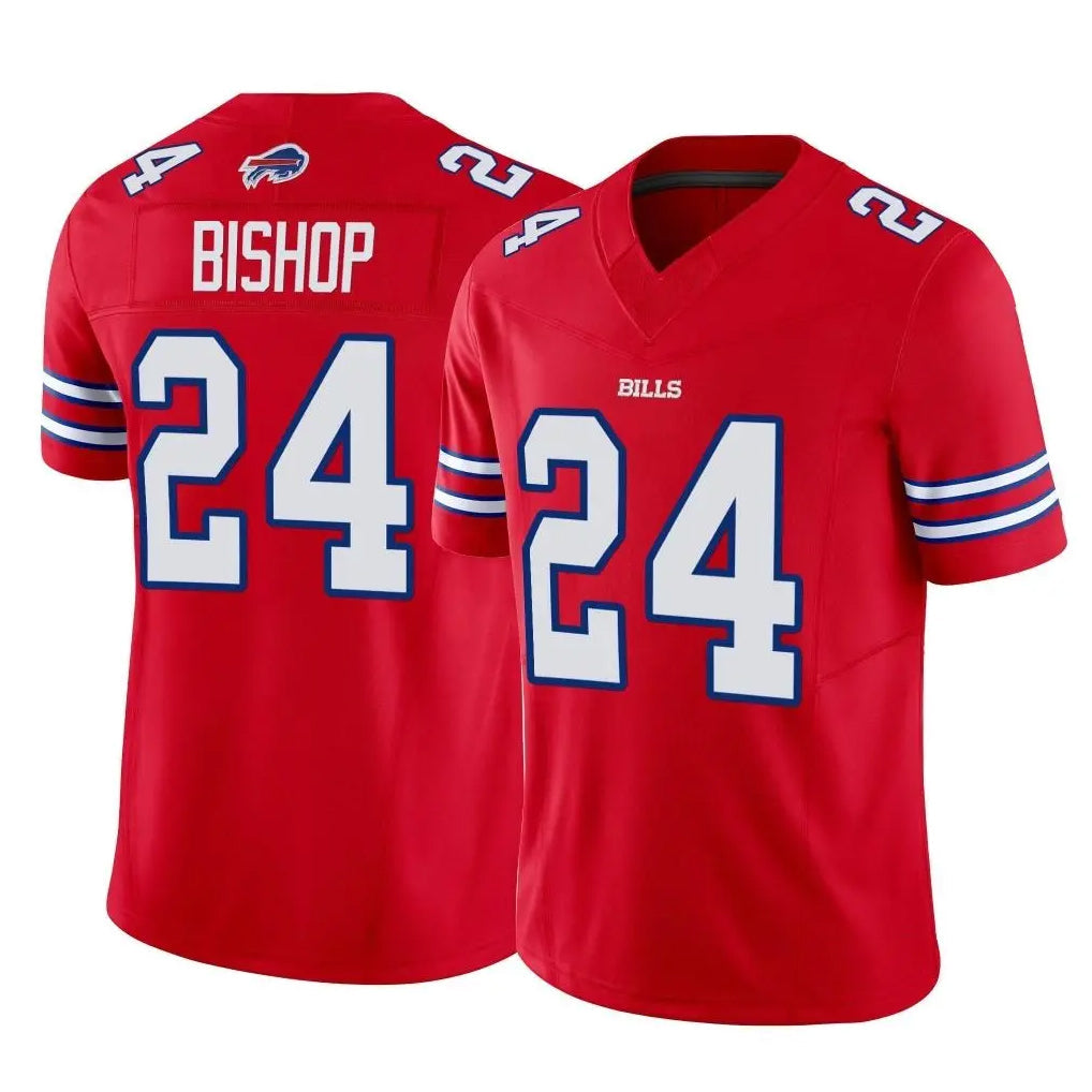 Johmsee B.Bills #24 Cole Bishop Player Red Vapor F.U.S.E. Limited Stitched Jerseys