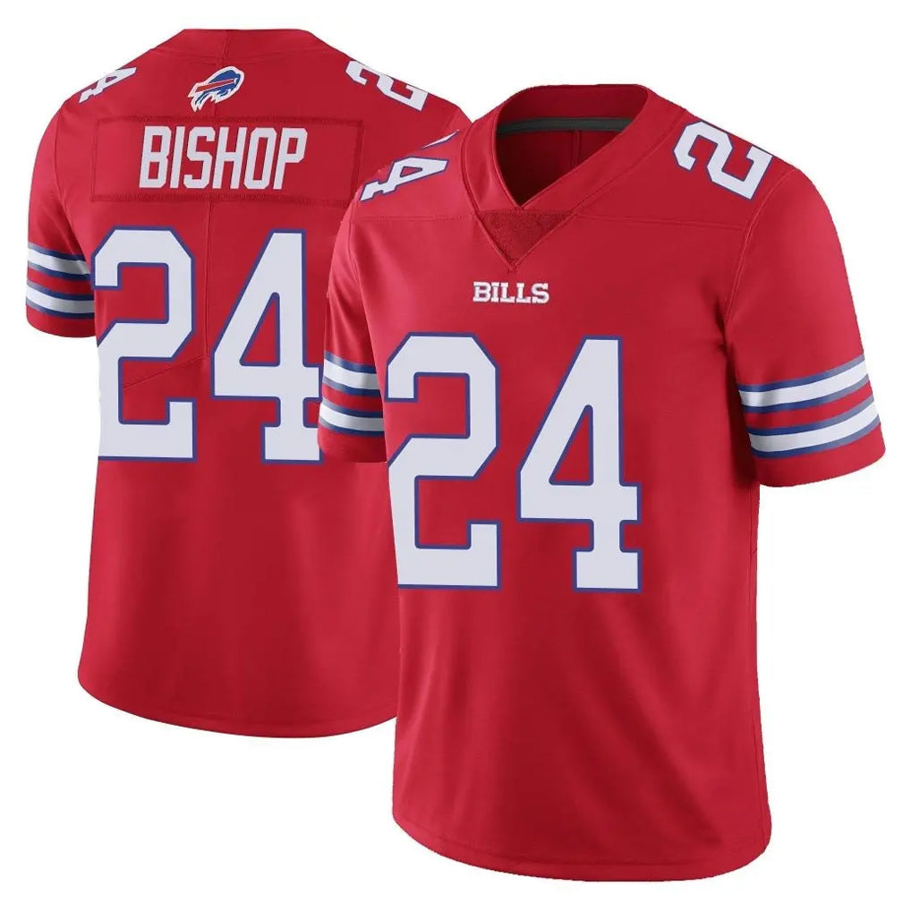 Johmsee B.Bills #24 Cole Bishop Player Red Vapor Untouchable Limited Home Game Stitched Jerseys