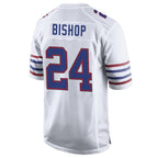 Johmsee B.Bills #24 Cole Bishop Player White Alternate Limited Home Game Stitched Jerseys