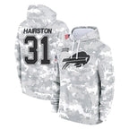Johmsee B.Bills #31 Maxwell Hairston Player Arctic Camo Salute to Service Hoodies Limited Stitched Jerseys