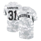 Johmsee B.Bills #31 Maxwell Hairston Player Arctic Camo Salute to Service T-Shirt Hoodies Stitched Jerseys