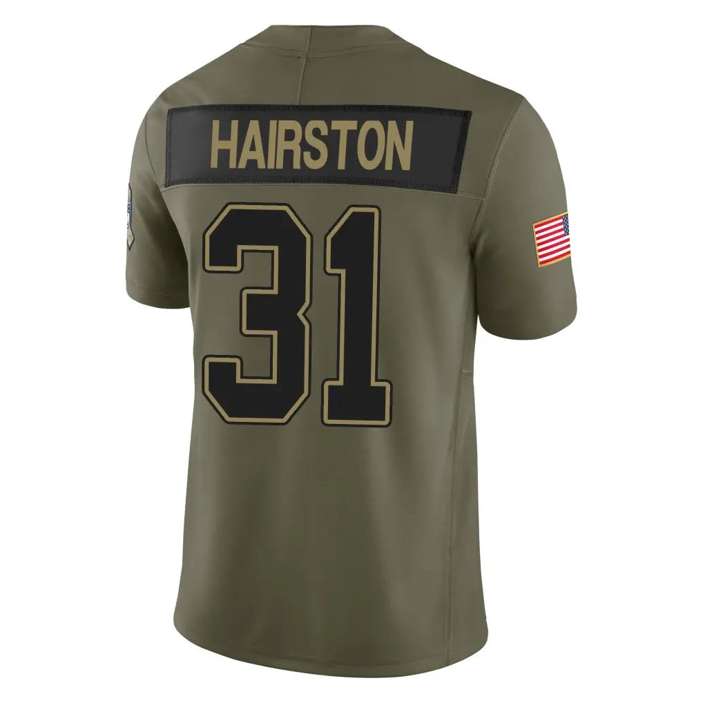 Johmsee B.Bills #31 Maxwell Hairston Player Olive Salute To Service Limited Home Game Stitched Jerseys