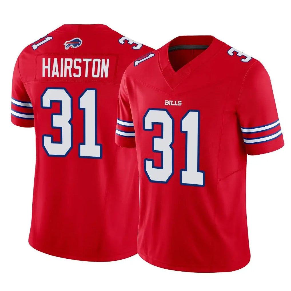 Johmsee B.Bills #31 Maxwell Hairston Player Red Vapor F.U.S.E. Limited Home Game Stitched Jerseys