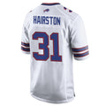 Johmsee B.Bills #31 Maxwell Hairston Player White Home Game Stitched Jerseys