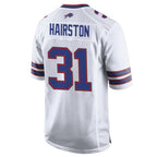 Johmsee B.Bills #31 Maxwell Hairston Player White Home Game Stitched Jerseys