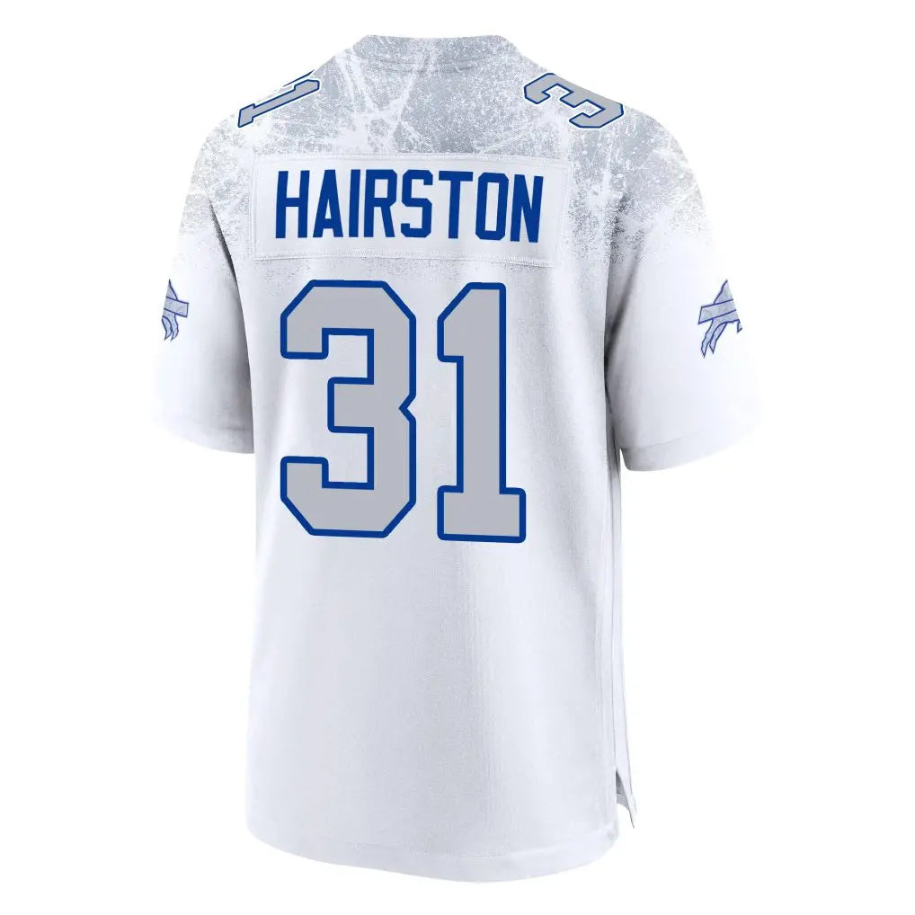 Johmsee B.Bills #31 Maxwell Hairston Player White Rivalries Collection Game Stitched Jerseys