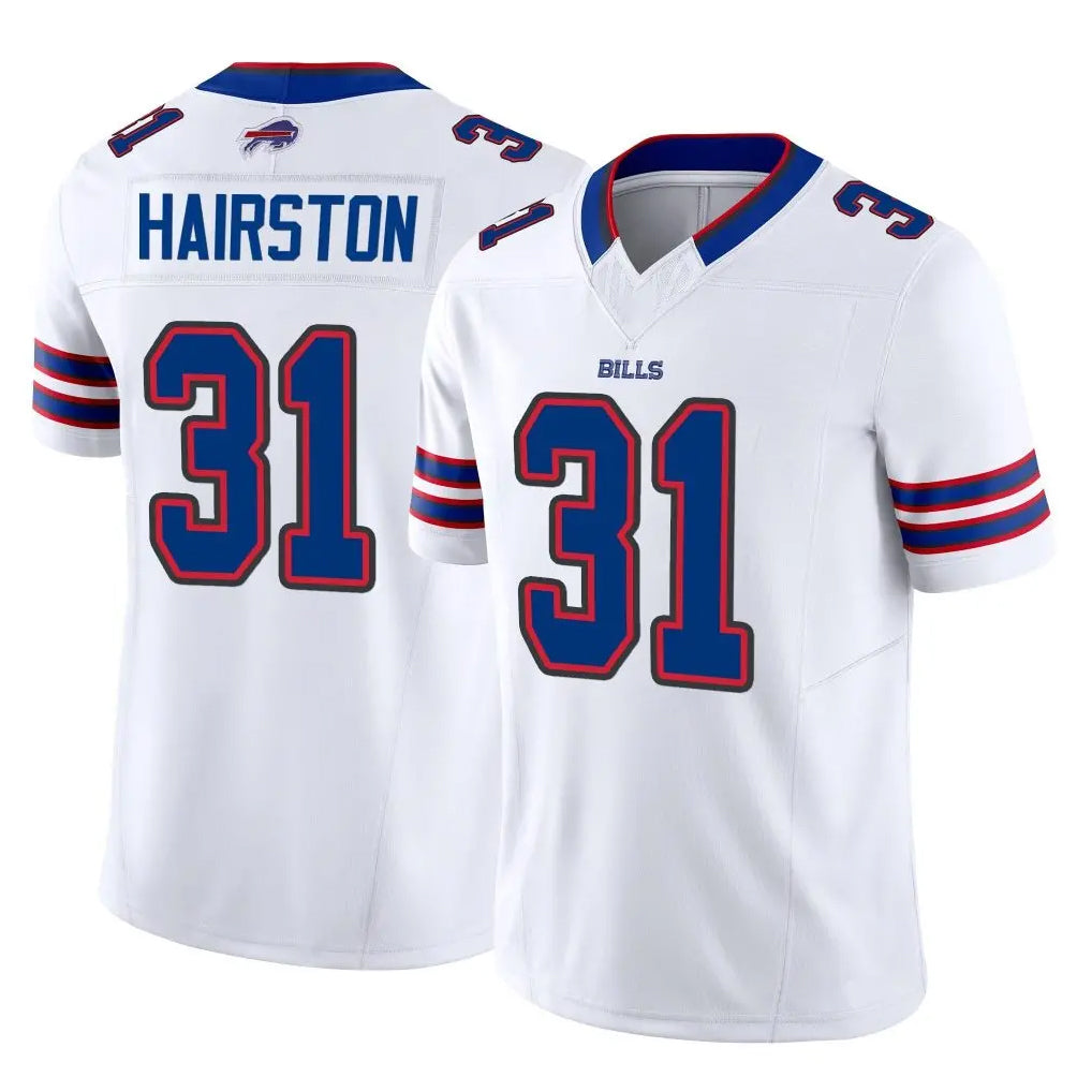 Johmsee B.Bills #31 Maxwell Hairston Player White Vapor F.U.S.E. Limited Home Game Stitched Jerseys