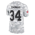 Johmsee B.Bills #34 Thurman Thomas Player Arctic Camo Salute to Service Limited Stitched Jerseys