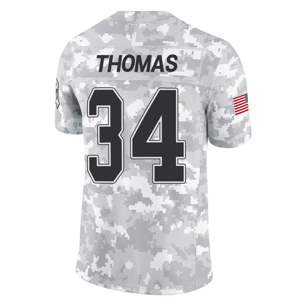 Johmsee B.Bills #34 Thurman Thomas Player Arctic Camo Salute to Service Limited Stitched Jerseys