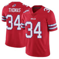Johmsee B.Bills #34 Thurman Thomas Player Red Vapor Untouchable Limited Home Game Stitched Jerseys