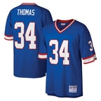 Johmsee B.Bills #34 Thurman Thomas Player Royal Mitchell & Ness Legacy Replica Stitched Jerseys