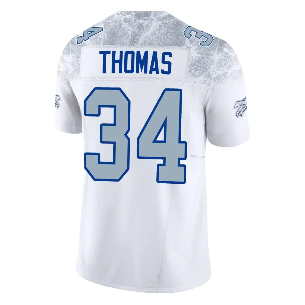 Johmsee B.Bills #34 Thurman Thomas Player White Rivalries Collection Vapor Limited Stitched Jerseys