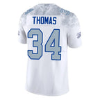Johmsee B.Bills #34 Thurman Thomas Player White Rivalries Collection Vapor Limited Stitched Jerseys