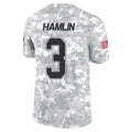 Johmsee B.Bills #3 Damar Hamlin Player Arctic Camo Salute to Service Limited Stitched Jerseys