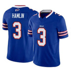 Johmsee B.Bills #3 Damar Hamlin Player Royal Vapor F.U.S.E. Limited Home Game Stitched Jerseys