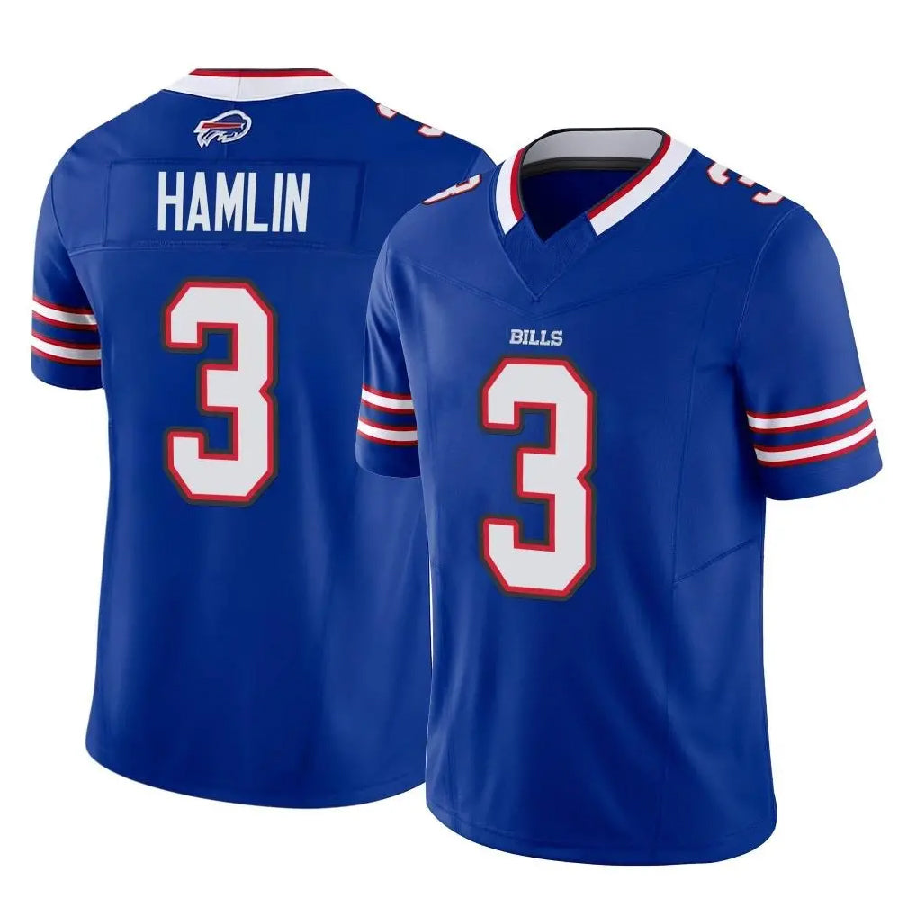 Johmsee B.Bills #3 Damar Hamlin Player Royal Vapor F.U.S.E. Limited Home Game Stitched Jerseys