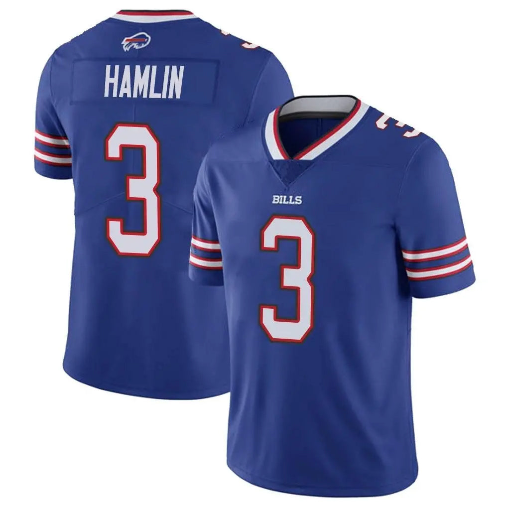 Johmsee B.Bills #3 Damar Hamlin Player Royal Vapor Untouchable Limited Stitched Jerseys