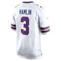 Johmsee B.Bills #3 Damar Hamlin Player White Home Game Stitched Jerseys