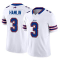 Johmsee B.Bills #3 Damar Hamlin Player White Vapor F.U.S.E. Limited Stitched Jerseys