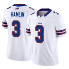 Johmsee B.Bills #3 Damar Hamlin Player White Vapor F.U.S.E. Limited Stitched Jerseys