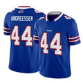 Johmsee B.Bills #44 Joe Andreessen Player Royal Vapor F.U.S.E. Limited Home Game Stitched Jerseys