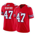 Johmsee B.Bills #47 Christian Benford Player Red Vapor F.U.S.E. Limited Stitched Jerseys