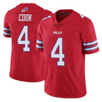 Johmsee B.Bills #4 James Cook III Player Red  Vapor Untouchable Limited Stitched Jerseys