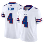 Johmsee B.Bills #4 James Cook III Player White Vapor F.U.S.E. Limited Stitched Jerseys