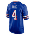 Johmsee B.Bills #4 James Cook Player Royal Home Game Stitched Jerseys