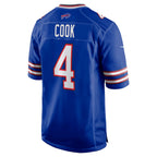 Johmsee B.Bills #4 James Cook Player Royal Home Game Stitched Jerseys