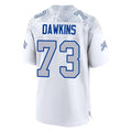 Johmsee B.Bills #73 Dion Dawkins Benford Player White Rivalries Collection Limited Stitched Jerseys