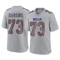Johmsee B.Bills #73 Dion Dawkins Player Gray Fashion Home Game Stitched Jerseys