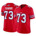 Johmsee B.Bills #73 Dion Dawkins Player Red Vapor F.U.S.E. Limited Stitched Jerseys