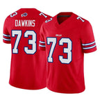 Johmsee B.Bills #73 Dion Dawkins Player Red Vapor F.U.S.E. Limited Stitched Jerseys