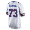 Johmsee B.Bills #73 Dion Dawkins Player White Home Game Stitched Jerseys
