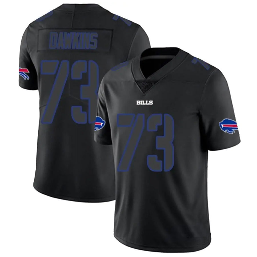 Johmsee B.Bills #73 Dion Dawkins Player Black Limited Stitched Jerseys