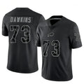Johmsee B.Bills #73 Dion Dawkins Player Black RFLCTV Limited Stitched Jerseys